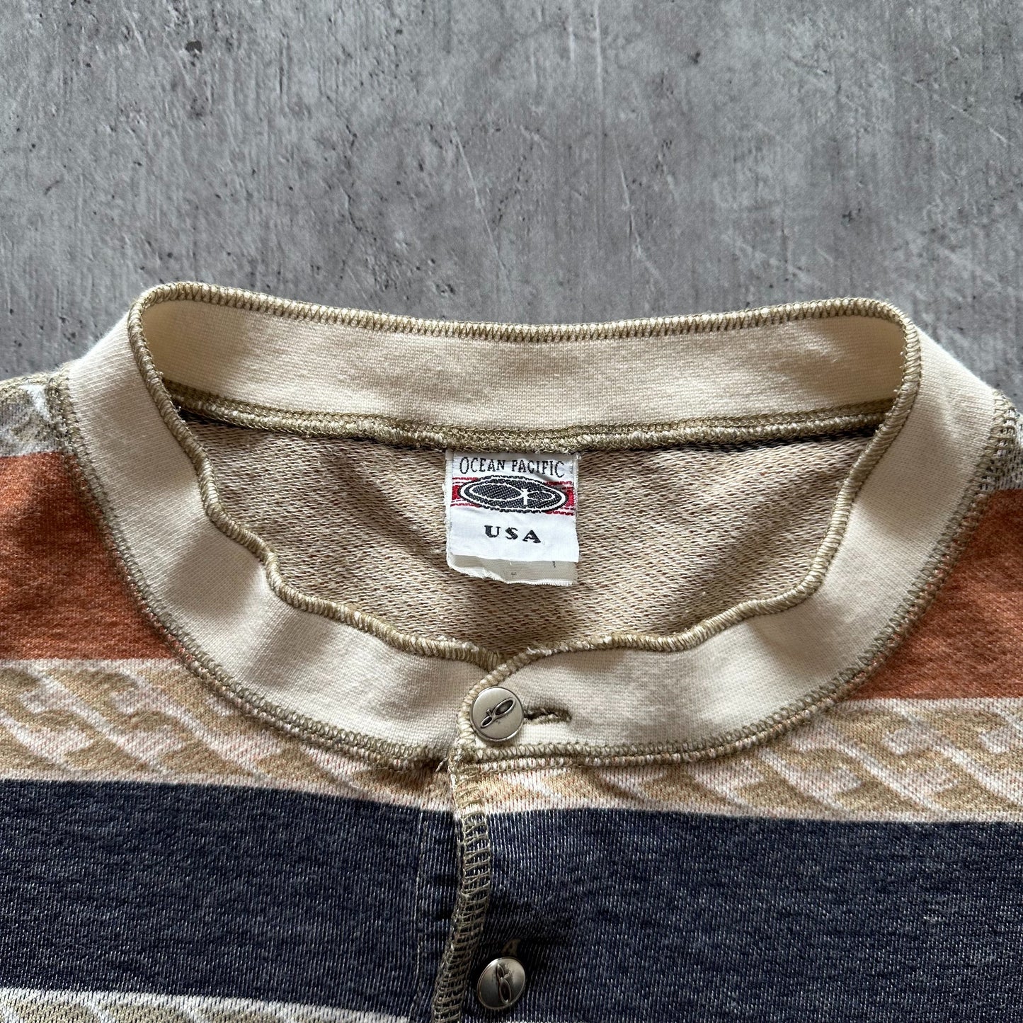 Vintage Ocean Pacific Henley Tee