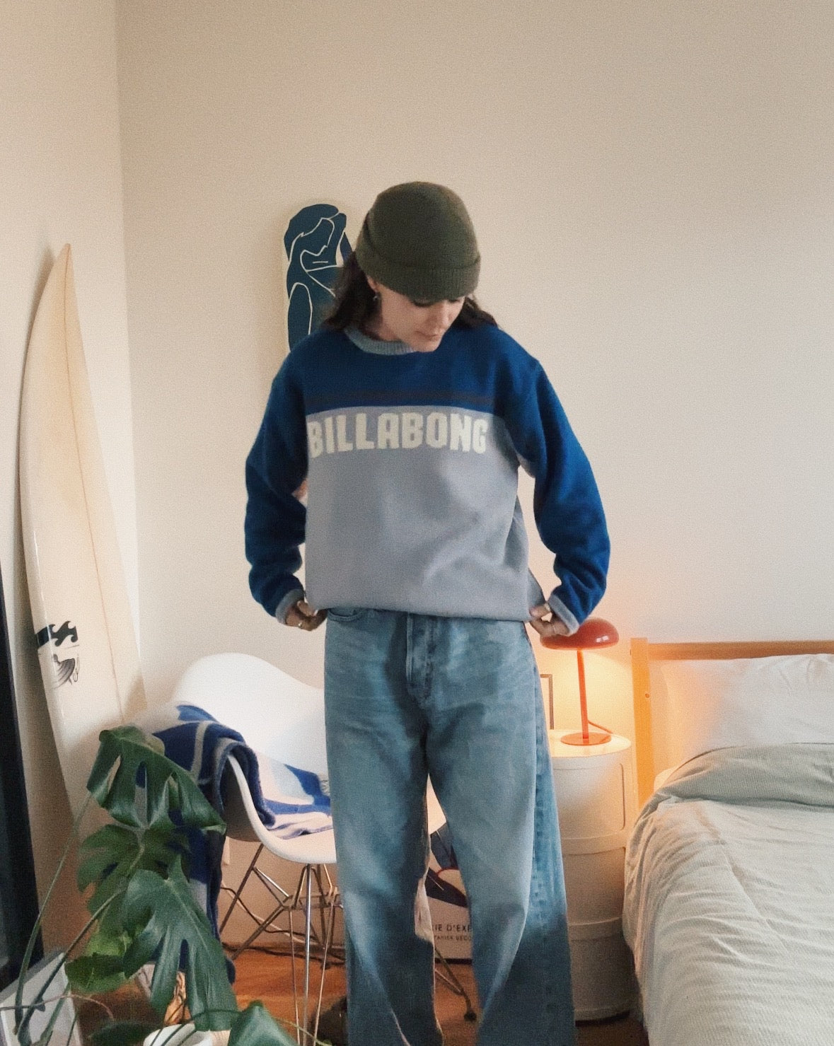 Vintage REVERSIBLE Billabong Sweater