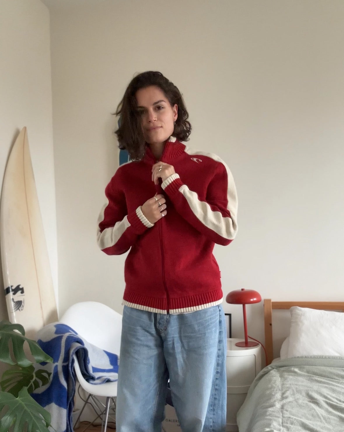 Vintage O'Neill Zip-Up Sweater
