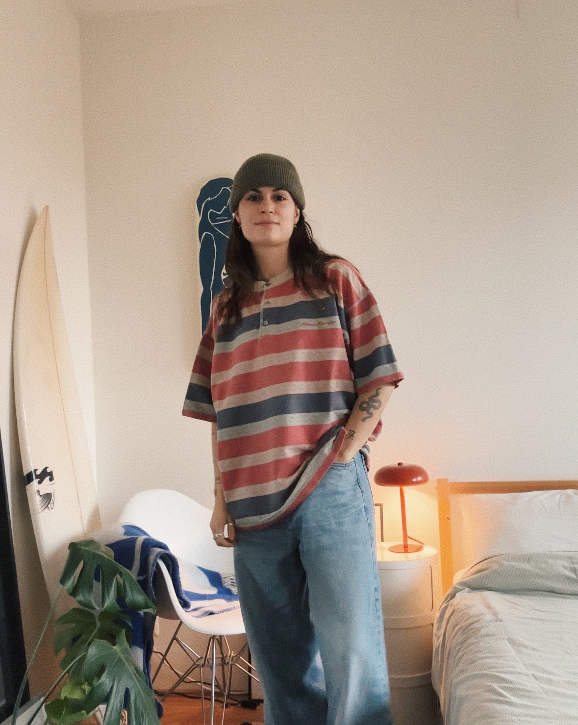 Vintage Ocean Pacific Henley Tee