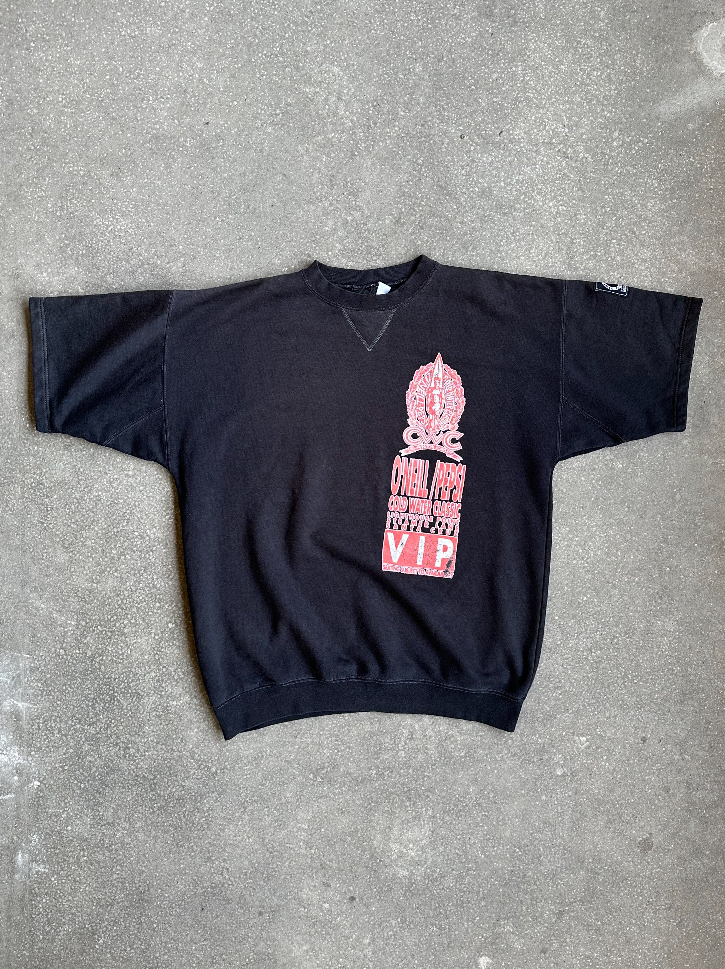 Vintage O'Neill Short-Sleeved Sweater - Medium