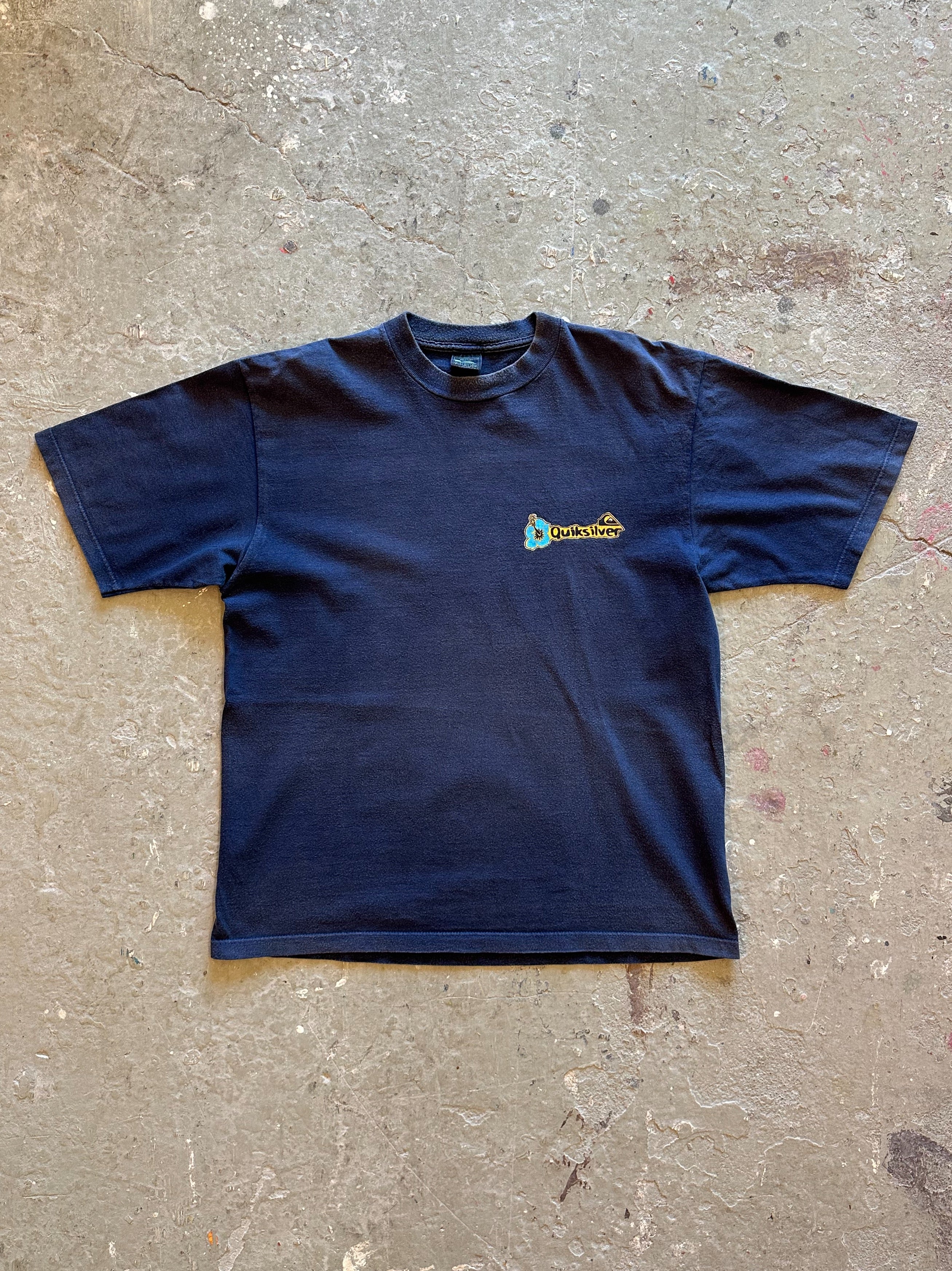 Vintage Single Stitched Quiksilver Tee - Medium/Large