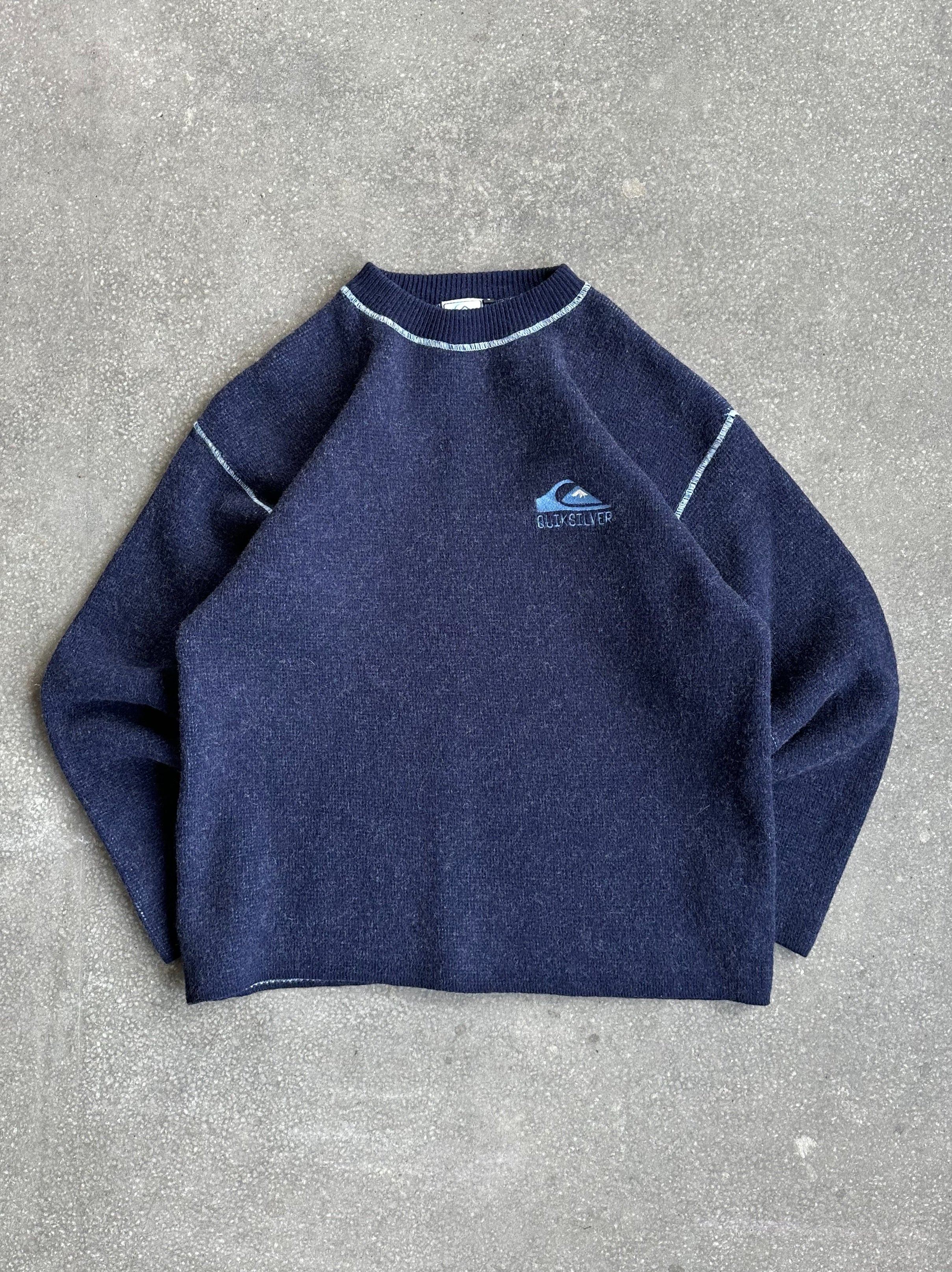 Vintage Quiksilver Knitted Sweater - Large/Extra Large