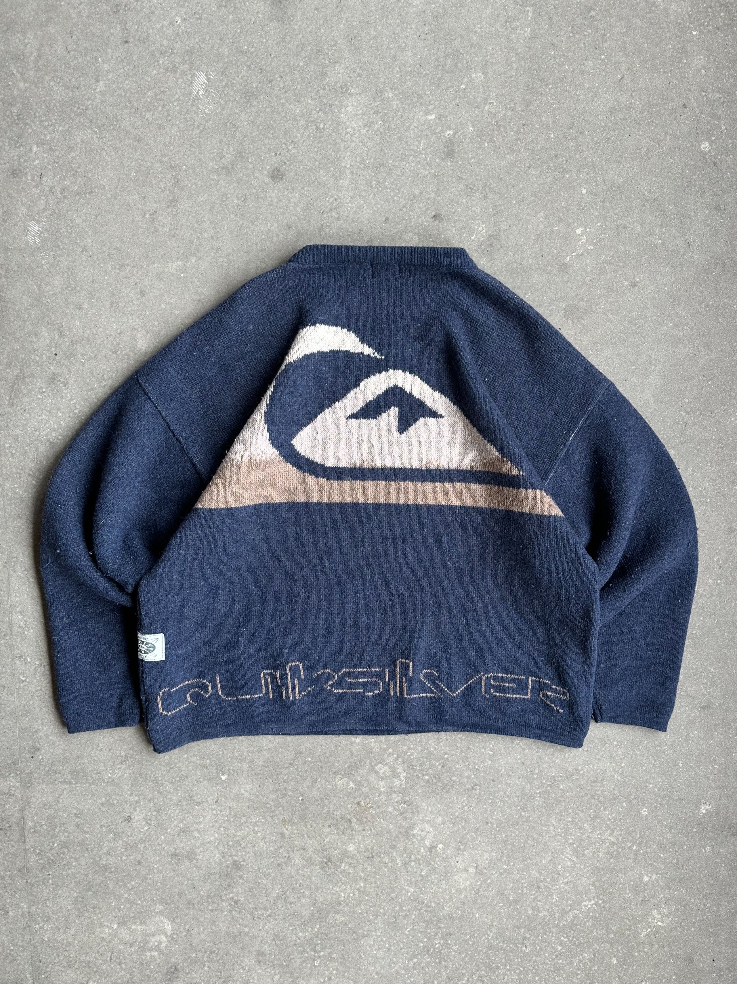 Vintage Quiksilver Knitted Sweater - Medium/Large