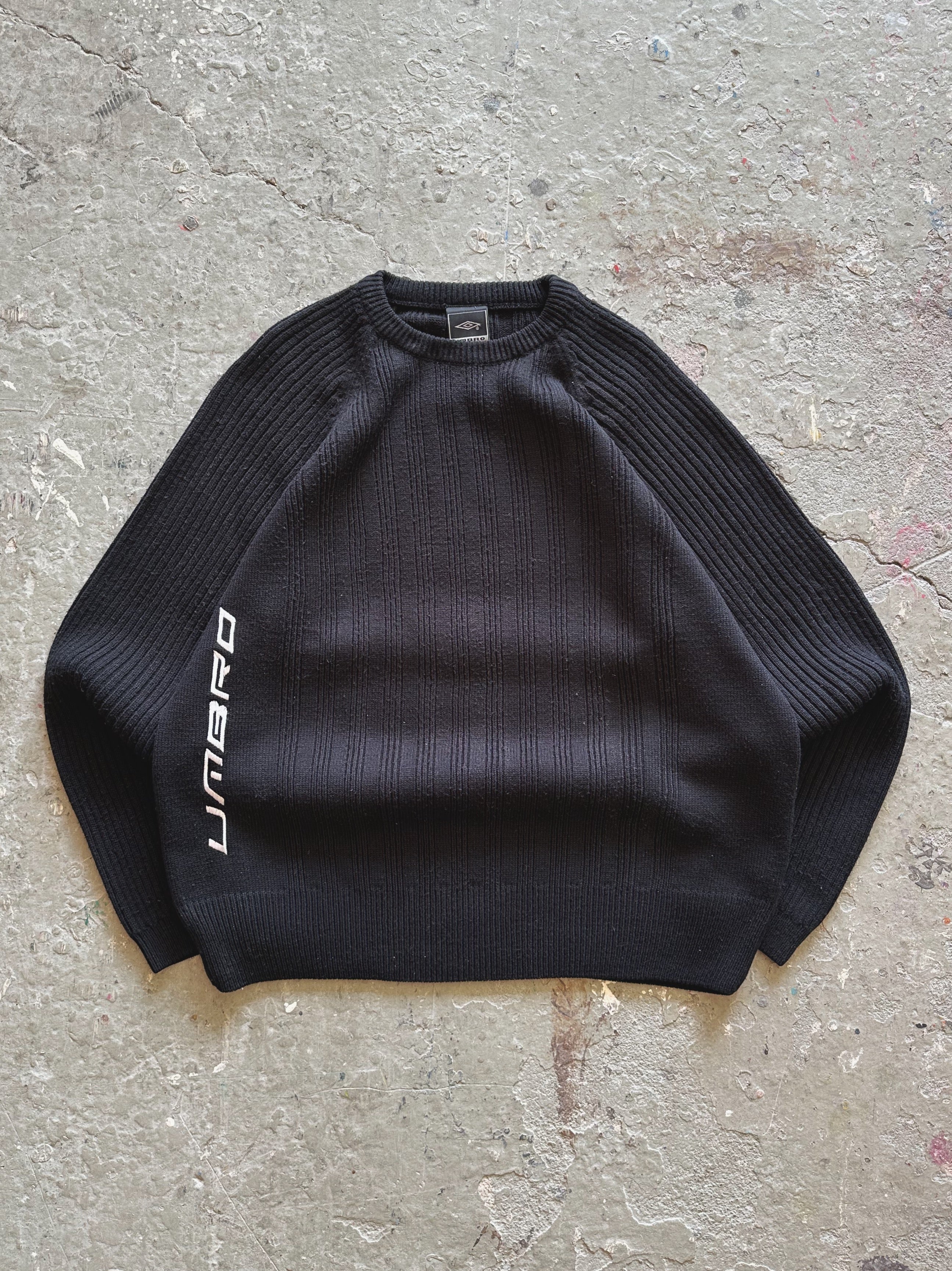 Vintage Umbro Knitted Sweater - Large