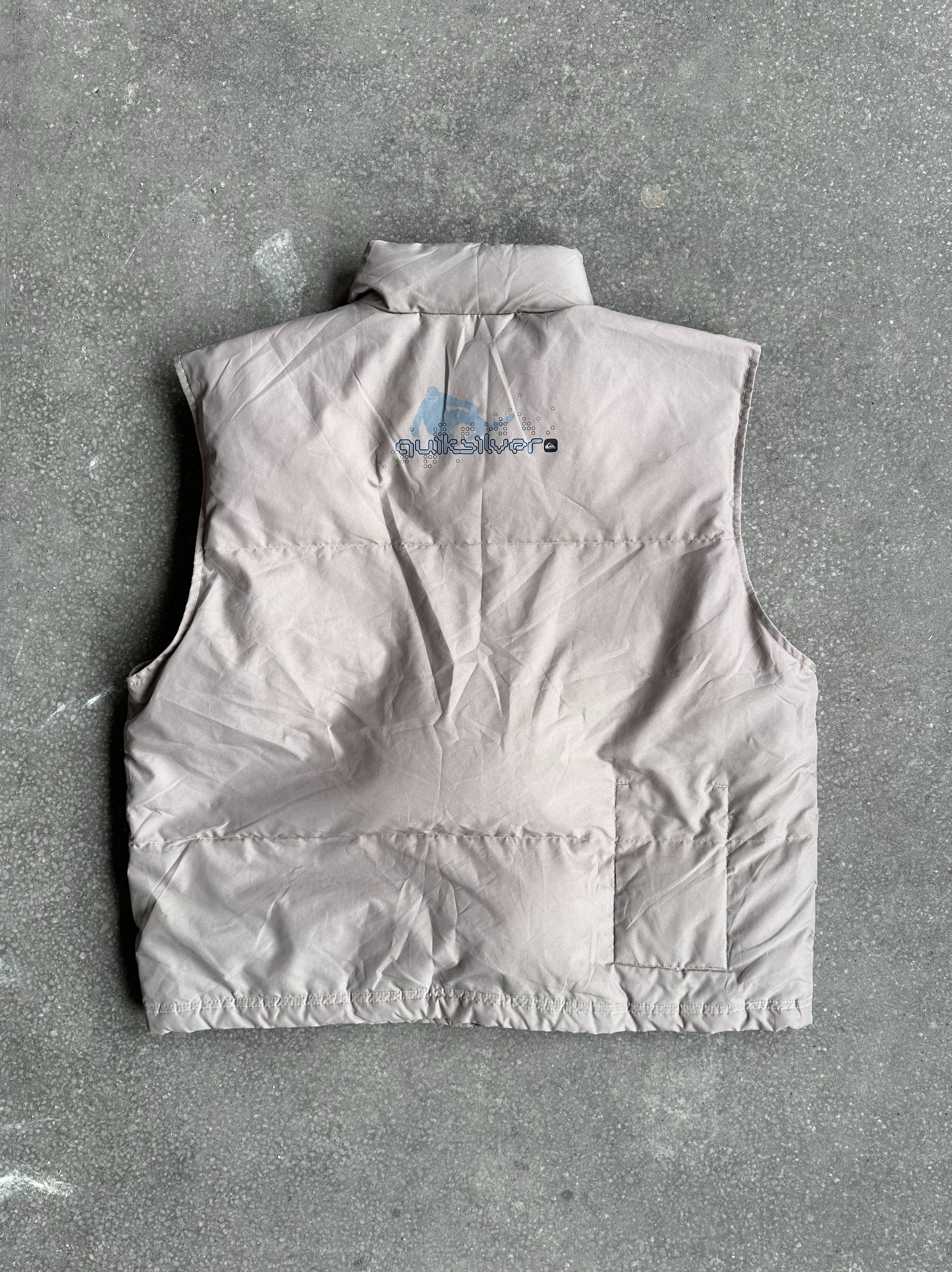 Vintage Quiksilver Cropped Vest - Small/Medium