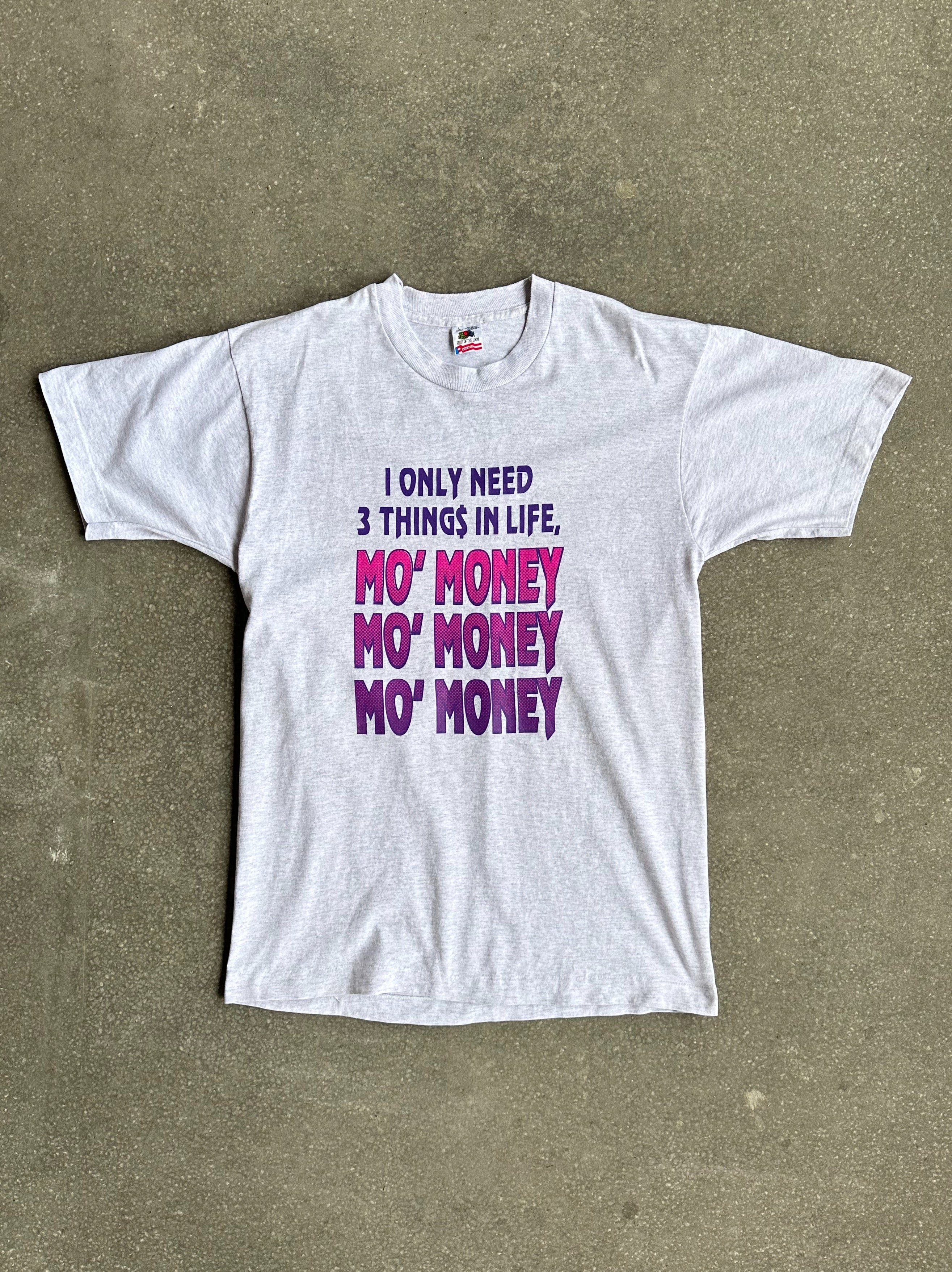 Vintage Made in USA Single Stitch Mo' Money Tee - Large