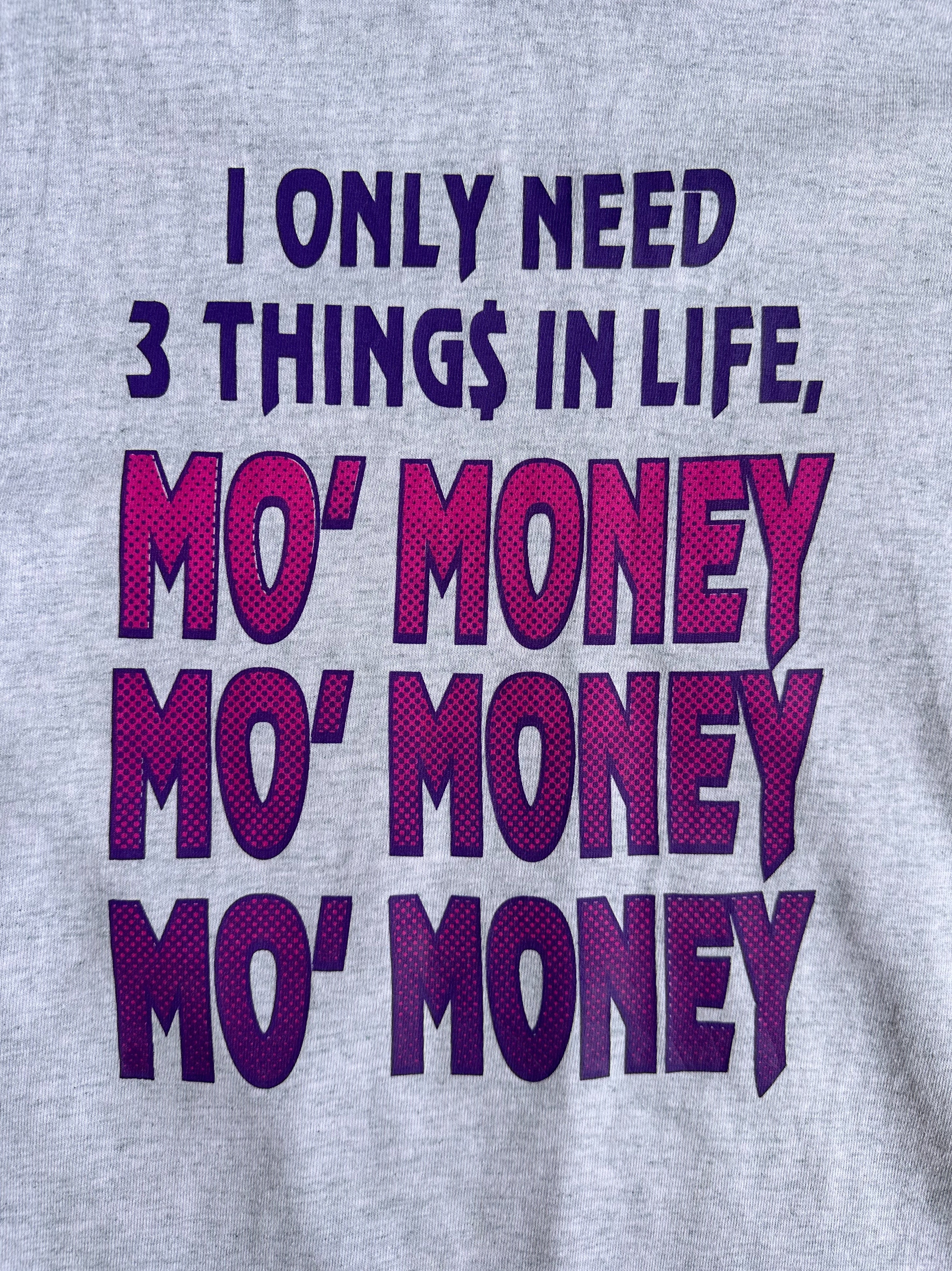 Vintage Made in USA Single Stitch Mo' Money Tee - Large
