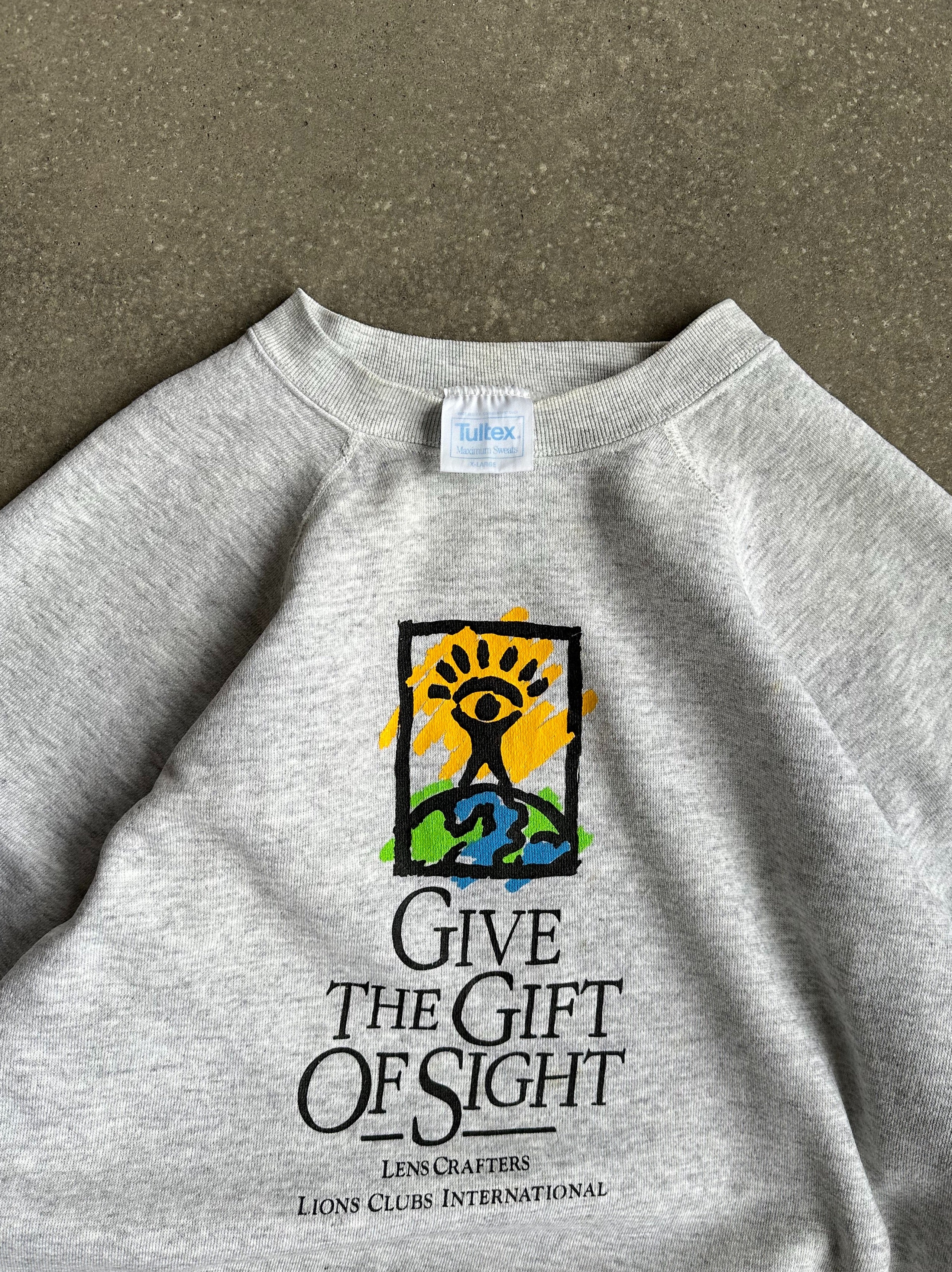 Vintage Made in USA Lens Crafters Crewneck Sweater - Medium/Large