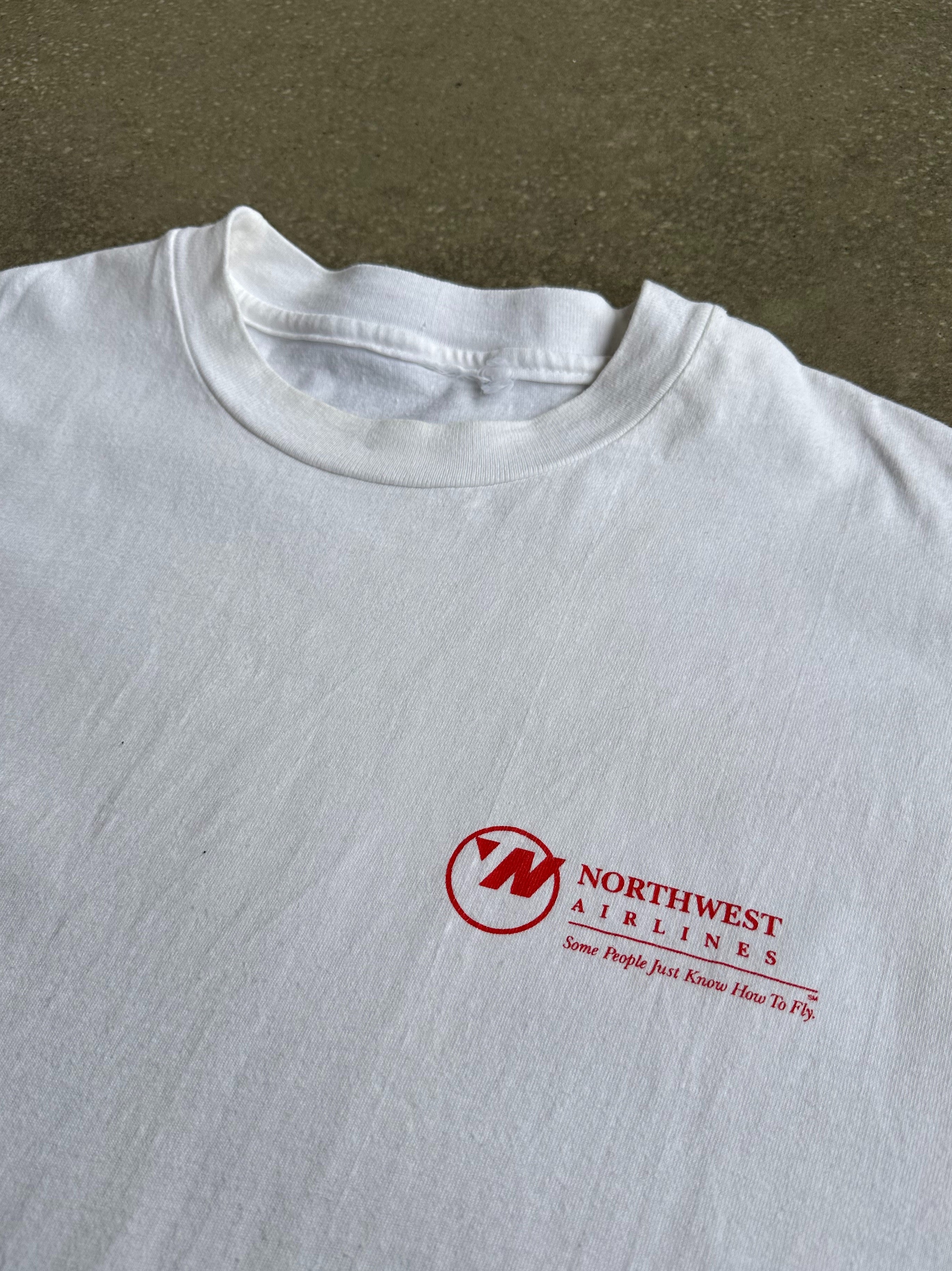 Vintage Single Stitch Northwest Airlines Tee - Extra Large