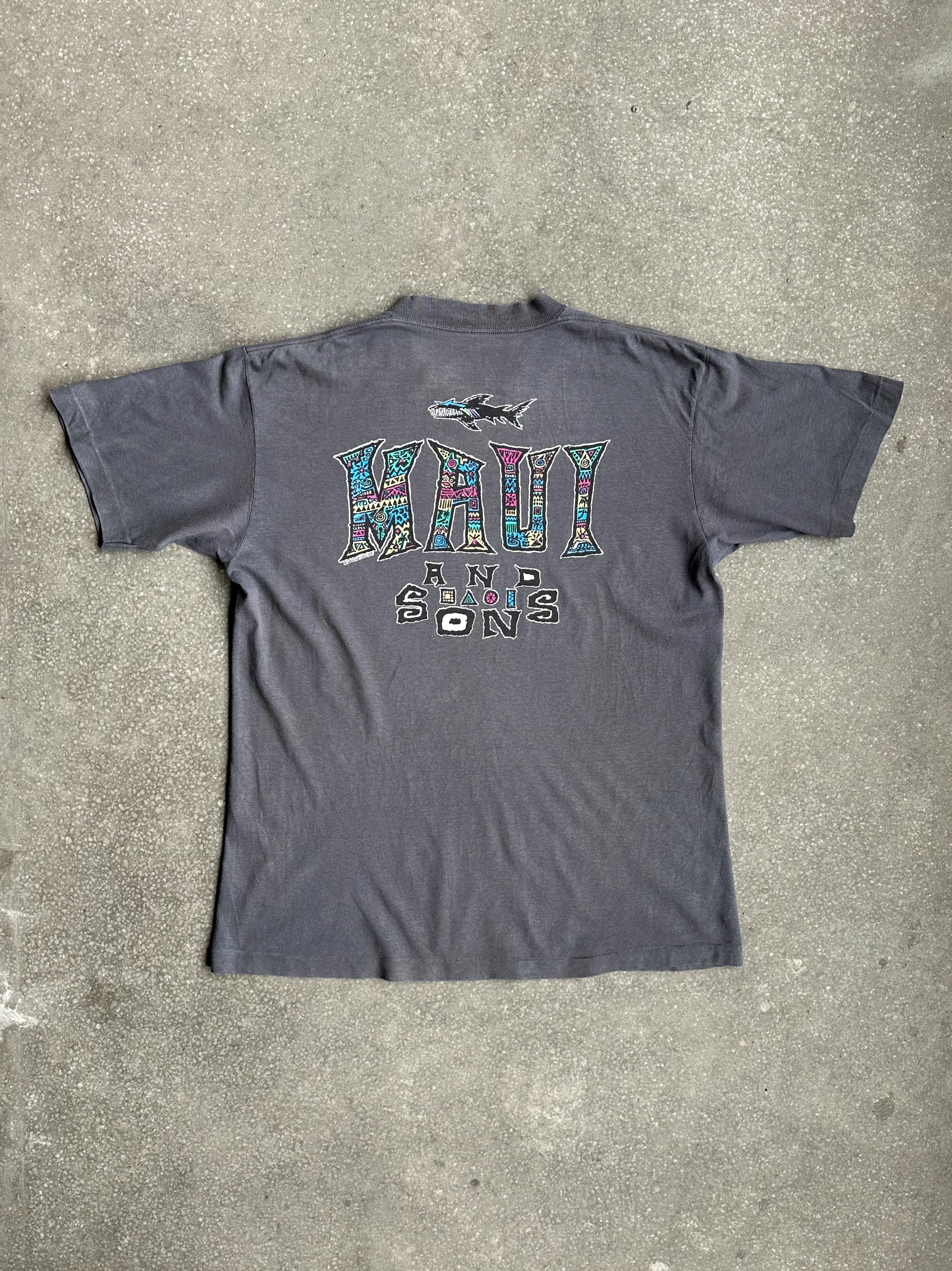 Vintage 1991 Single Stitched Maui & Sons Tee - Medium