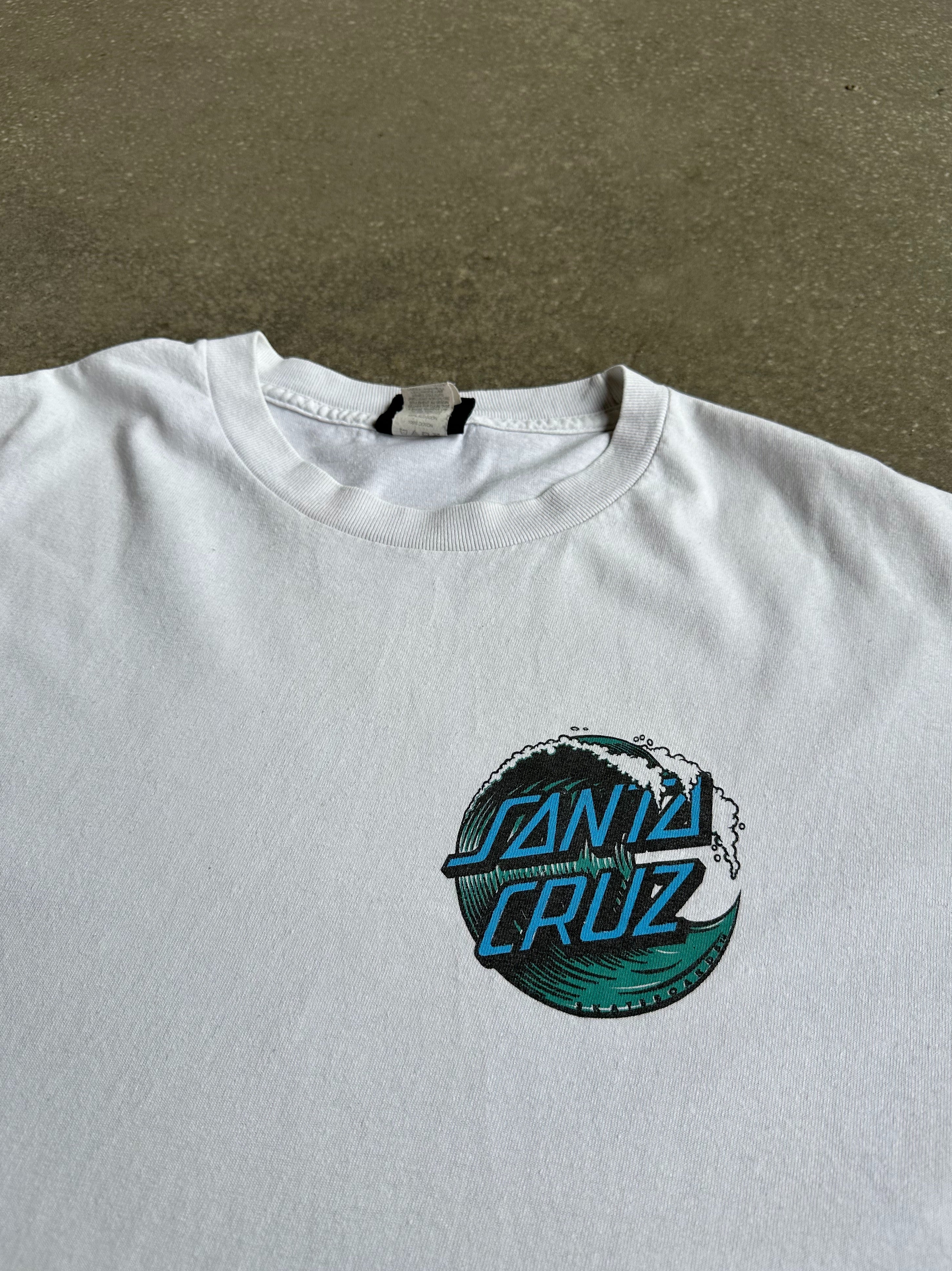 Vintage Single Stitched Santa Cruz Tee - Large