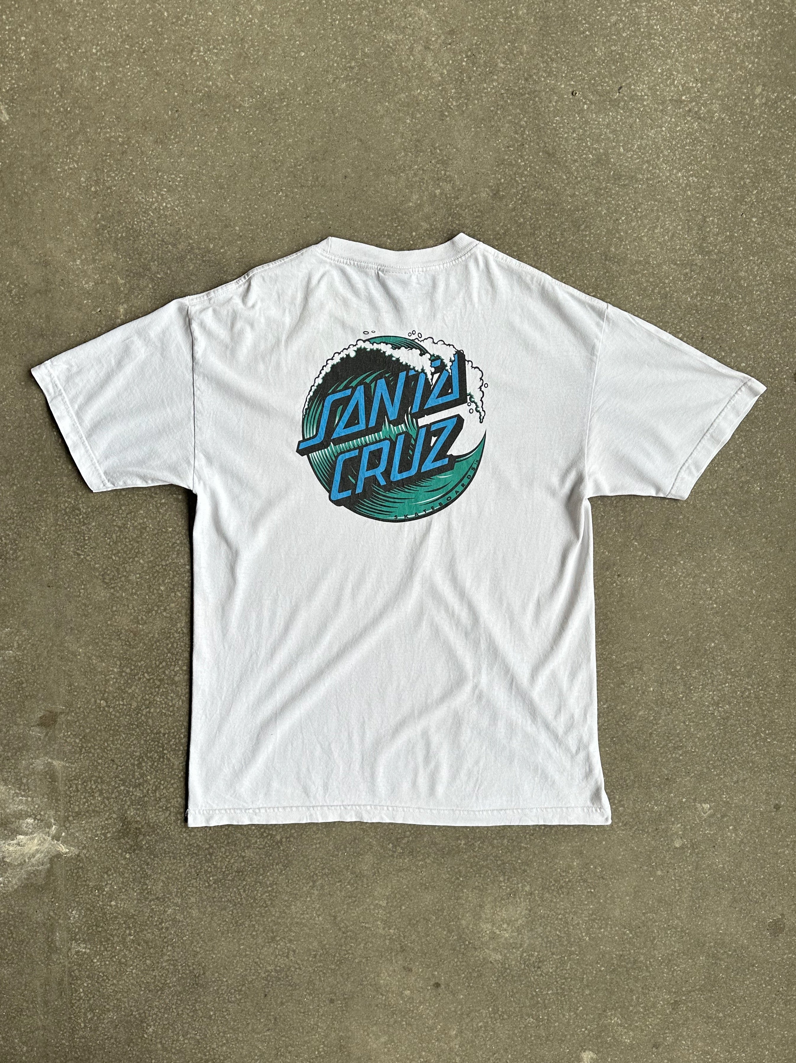 Vintage Single Stitched Santa Cruz Tee - Large