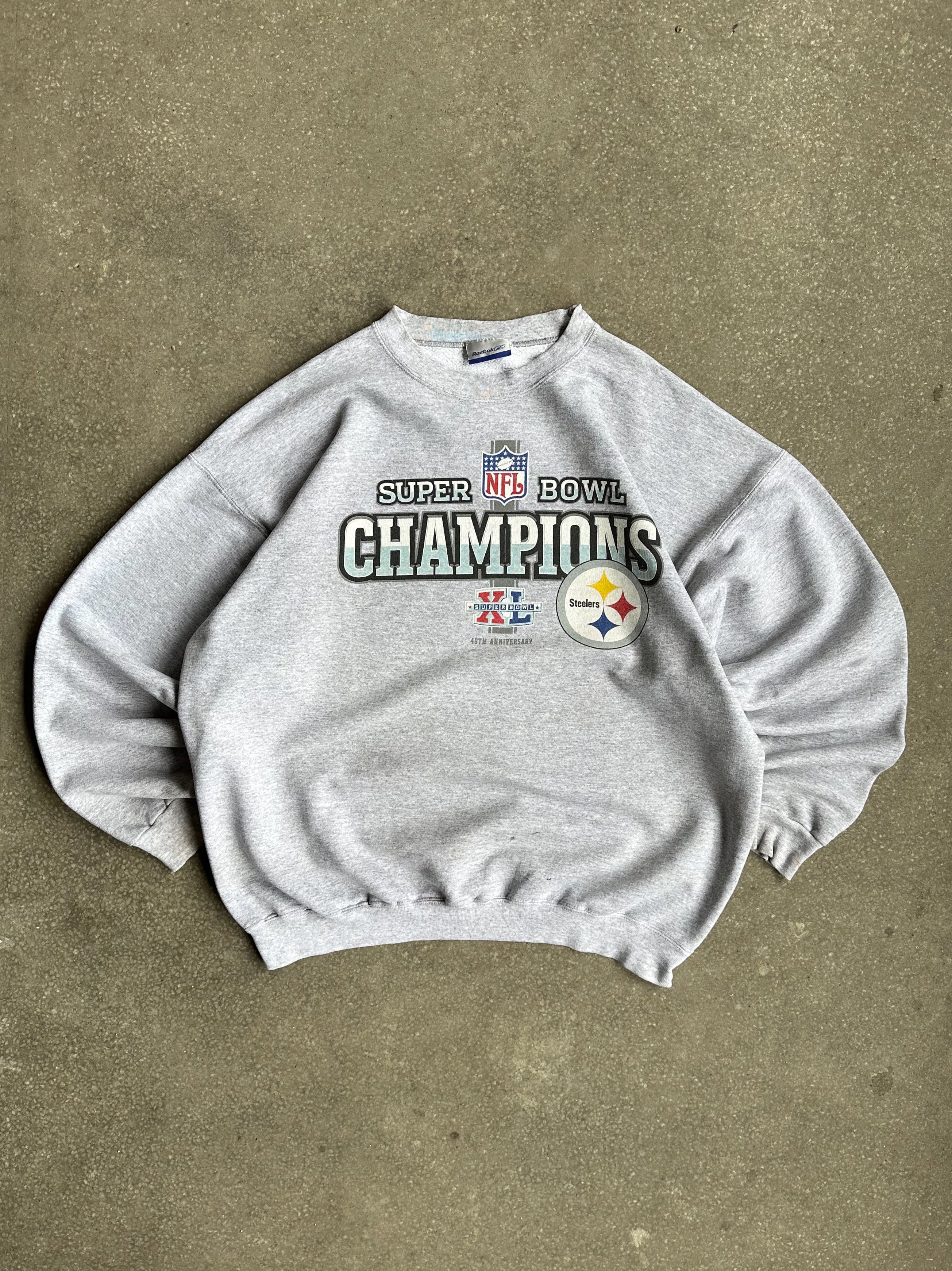 Vintage Reebok 2006 Super Bowl Crewneck - Large