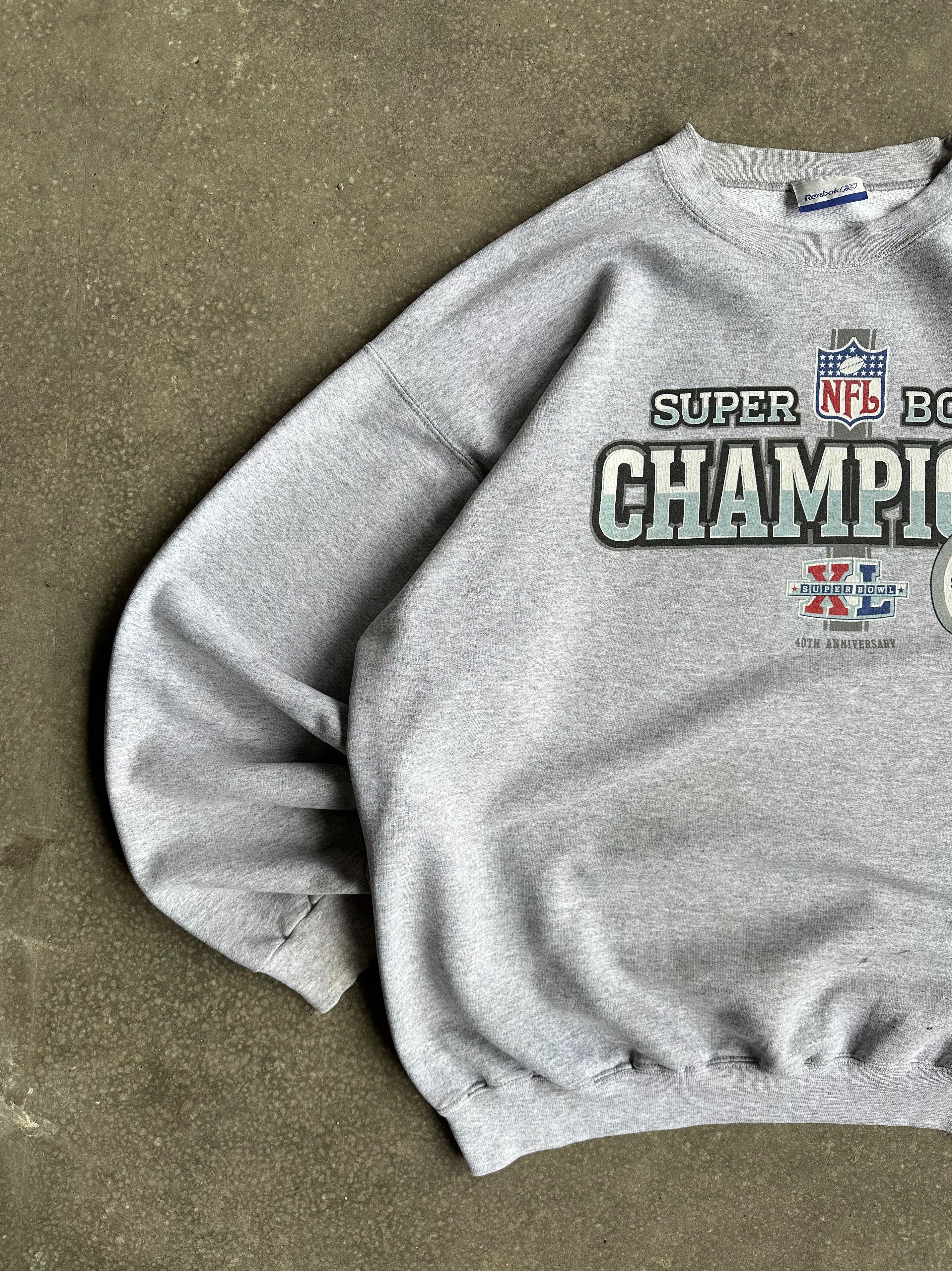 Vintage Reebok 2006 Super Bowl Crewneck - Large