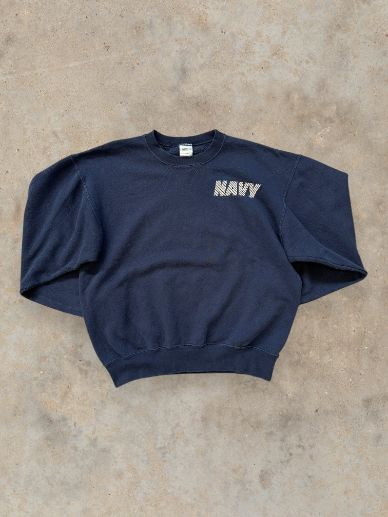 Vintage Made in USA US Navy Crewneck Sweater - Medium