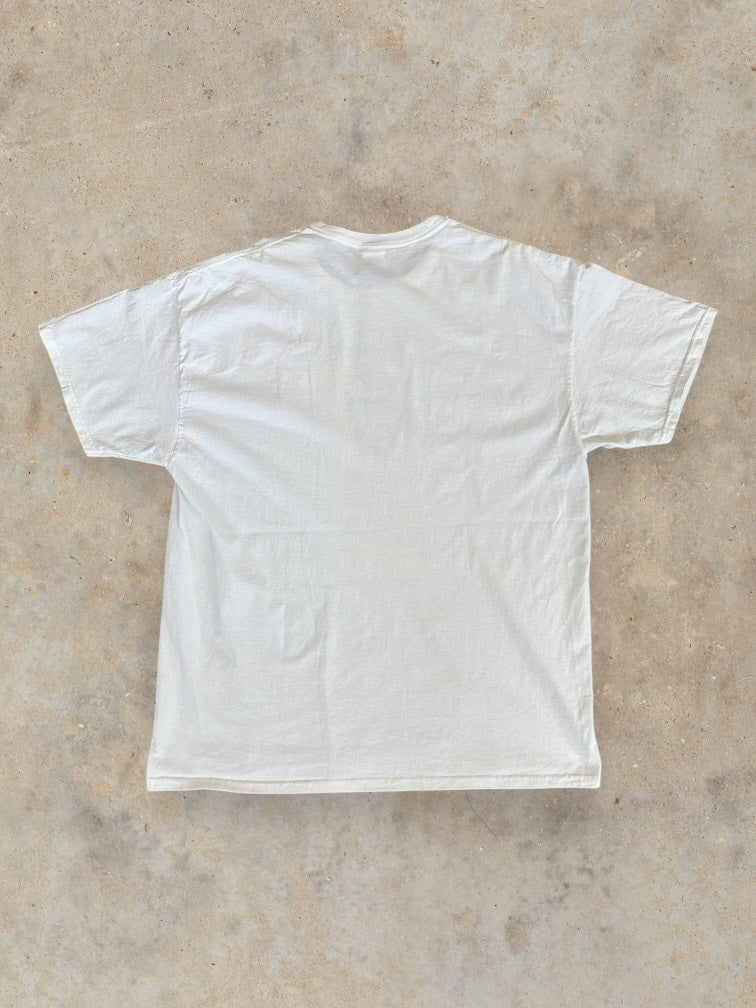 Single Stitch Oakland A's Youth Mark Canha 20 Rooted in Oakland Tee - Extra Large