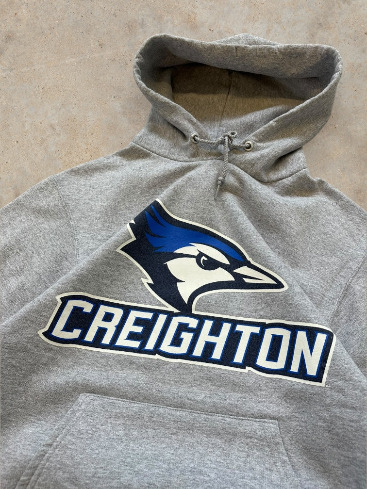 Vintage Russell Creighton University Champion Hoodie - Small