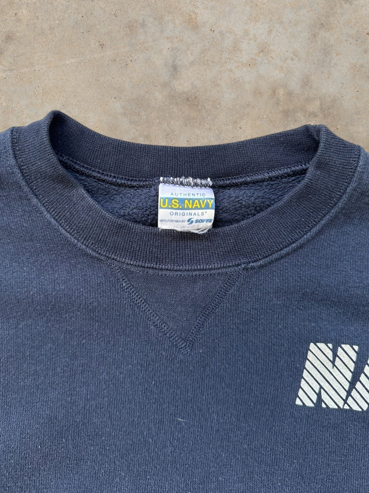 Vintage Made in USA US Navy Crewneck Sweater - Medium